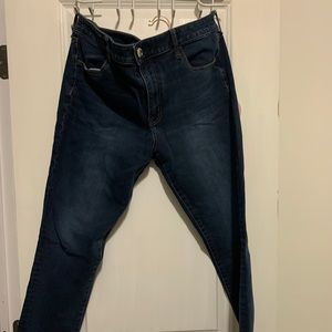 Dark wash AE jeggings